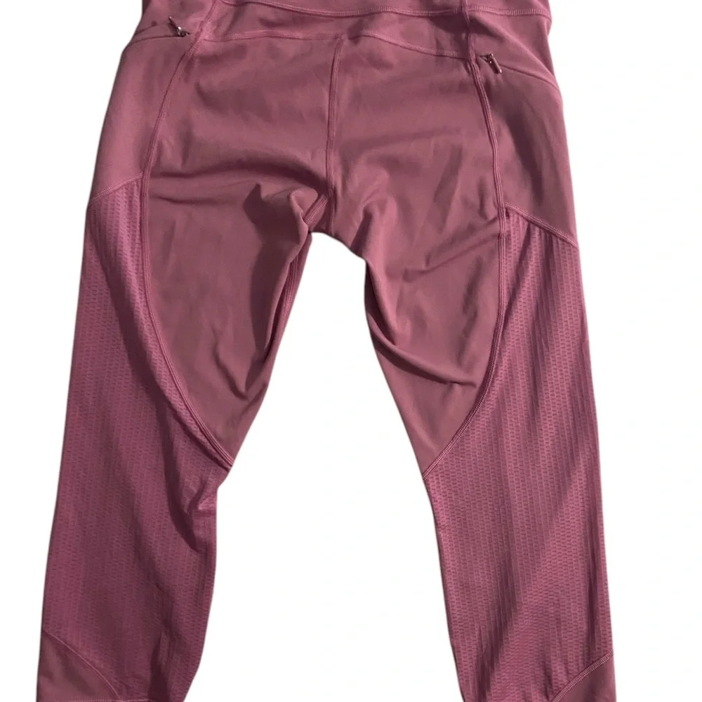 Athleta Mesh Contender Capri Powerlift Leggings - Picture 3 of 3
